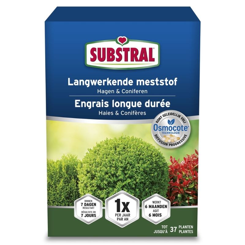 Substral-Osmocote-Langwerkende-Meststof-voor-Hagen-en-Coniferen-750-g