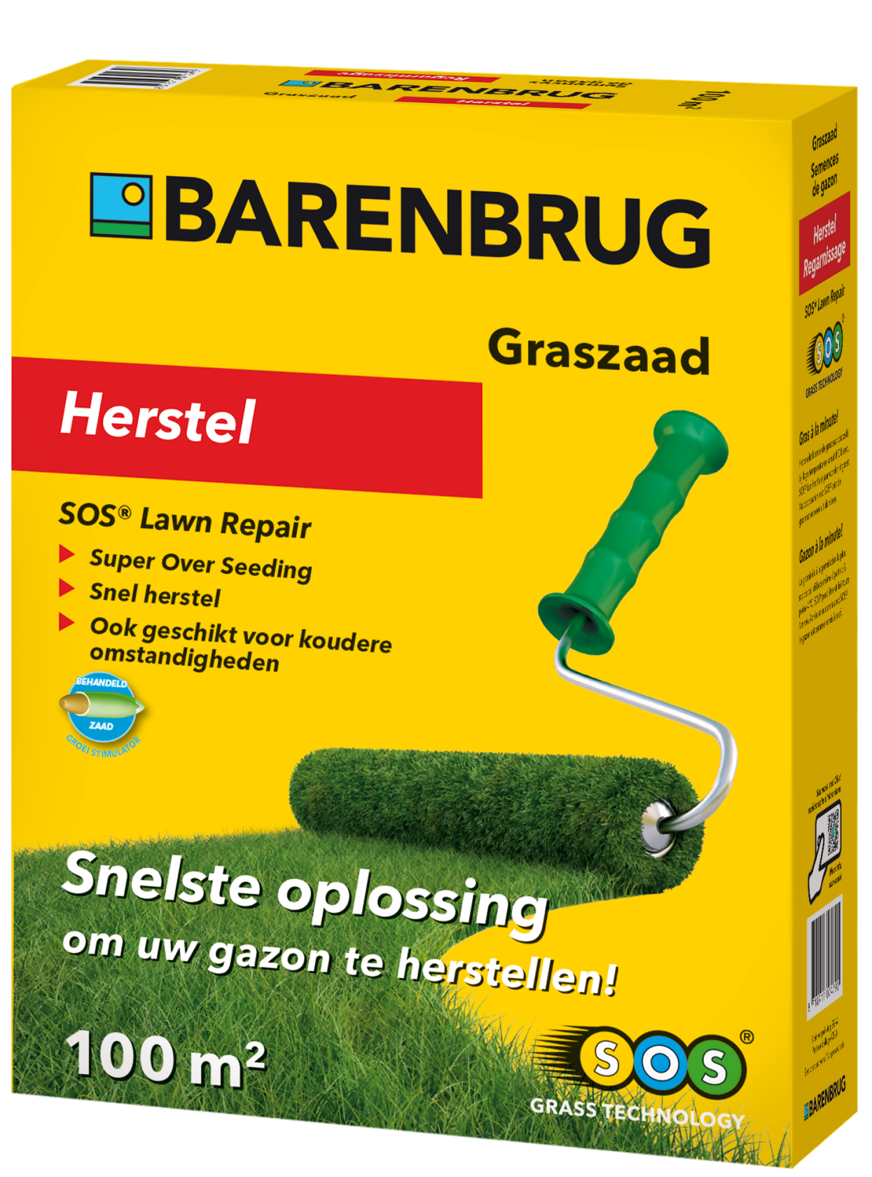 Barenbrug grass seed repair lawn SOS Lawn Repair coated - 2kg for 100m²