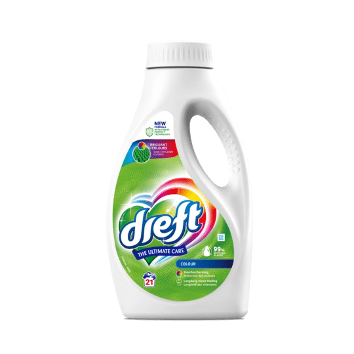 Dreft Vloeibaar Wasmiddel Color - 945ml (21 Wasbeurten) - Voor Gekleurde Was