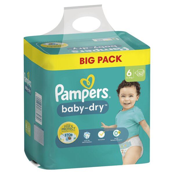 Pampers-Baby-Dry-Maat-6-13-18kg-52pcs