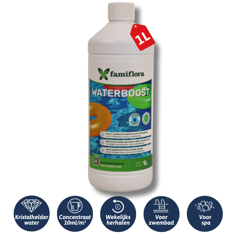 Famiflora Waterboost vloeibaar 1L - tegen troebel water!