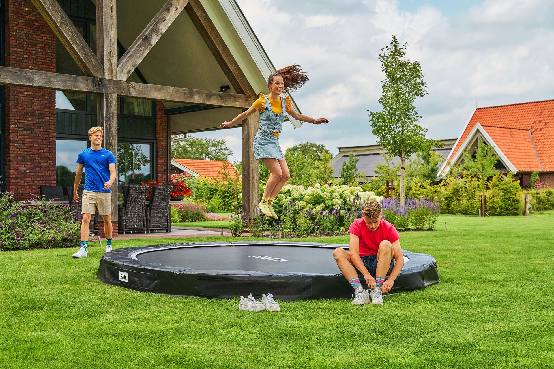 Salta-Premium-Ground-396cm-Black-Exclusief-veiligheidsnet