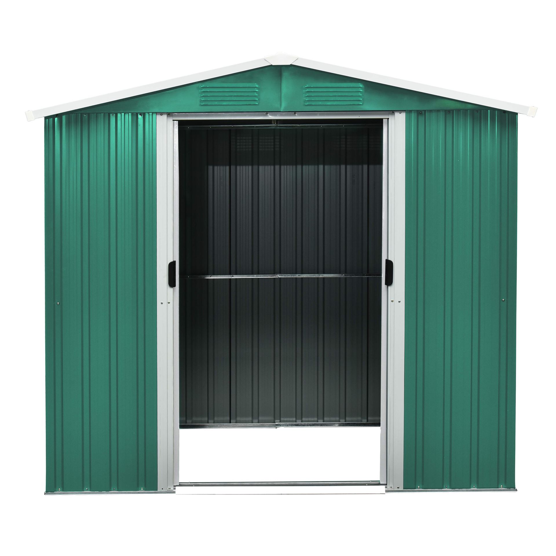 Tuinberging-Koln-II-65-dennegroen-creme-Tuinberging-metaal-B184-x-L119-x-H184-cm