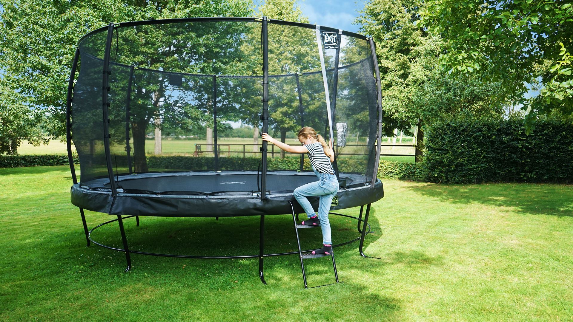 EXIT-trampoline-ladder-voor-framehoogte-van-80-95-cm