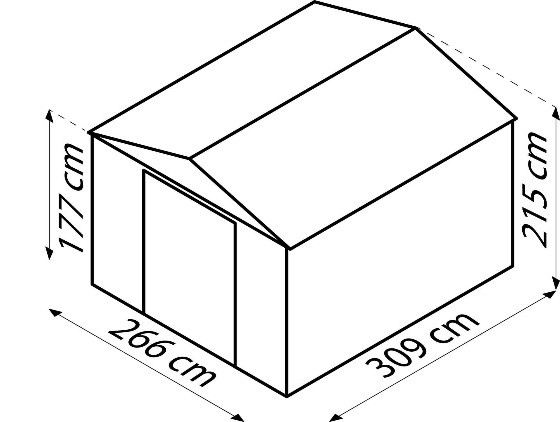 Tuinberging-Frankfurt-II-911-houtdecor-Tuinberging-metaal-B266-x-L309-x-H215-cm