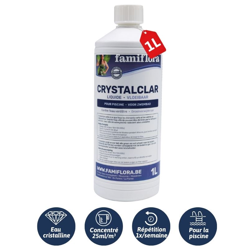 Famiflora Crystalclar vloeibaar 1L - groenverwijderaar