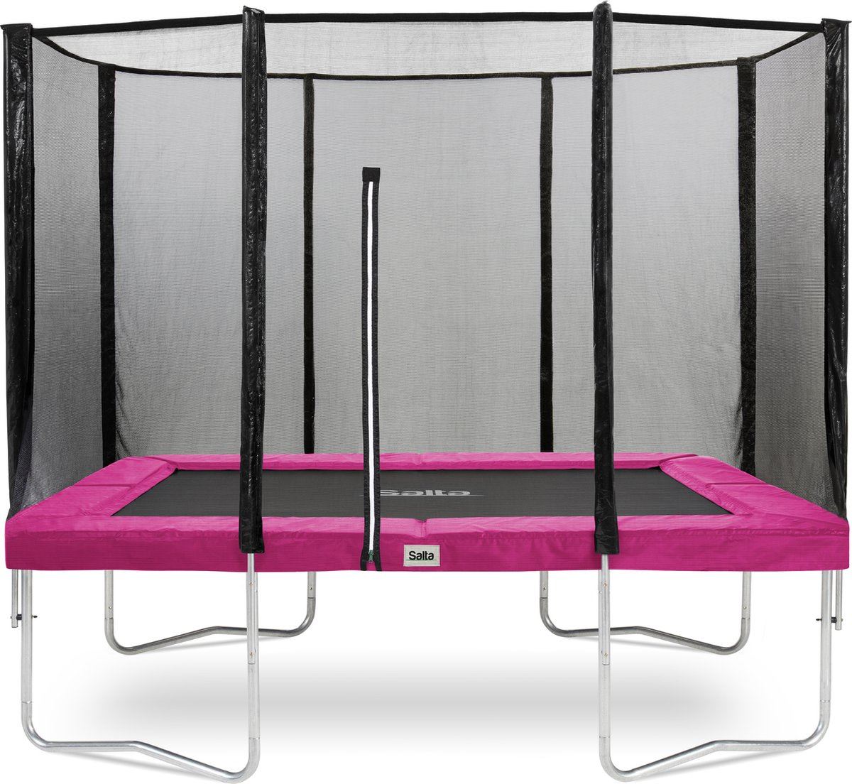 Salta Combo trampoline - 305x214cm - Rechthoekig roze