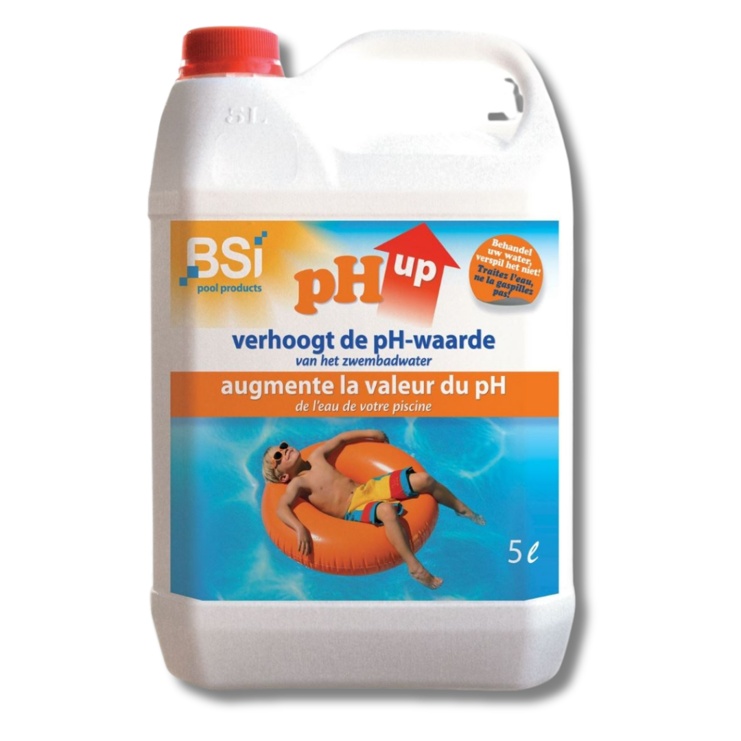 BSI pH Up liquid 5L - increases the pH level of your pool or spa