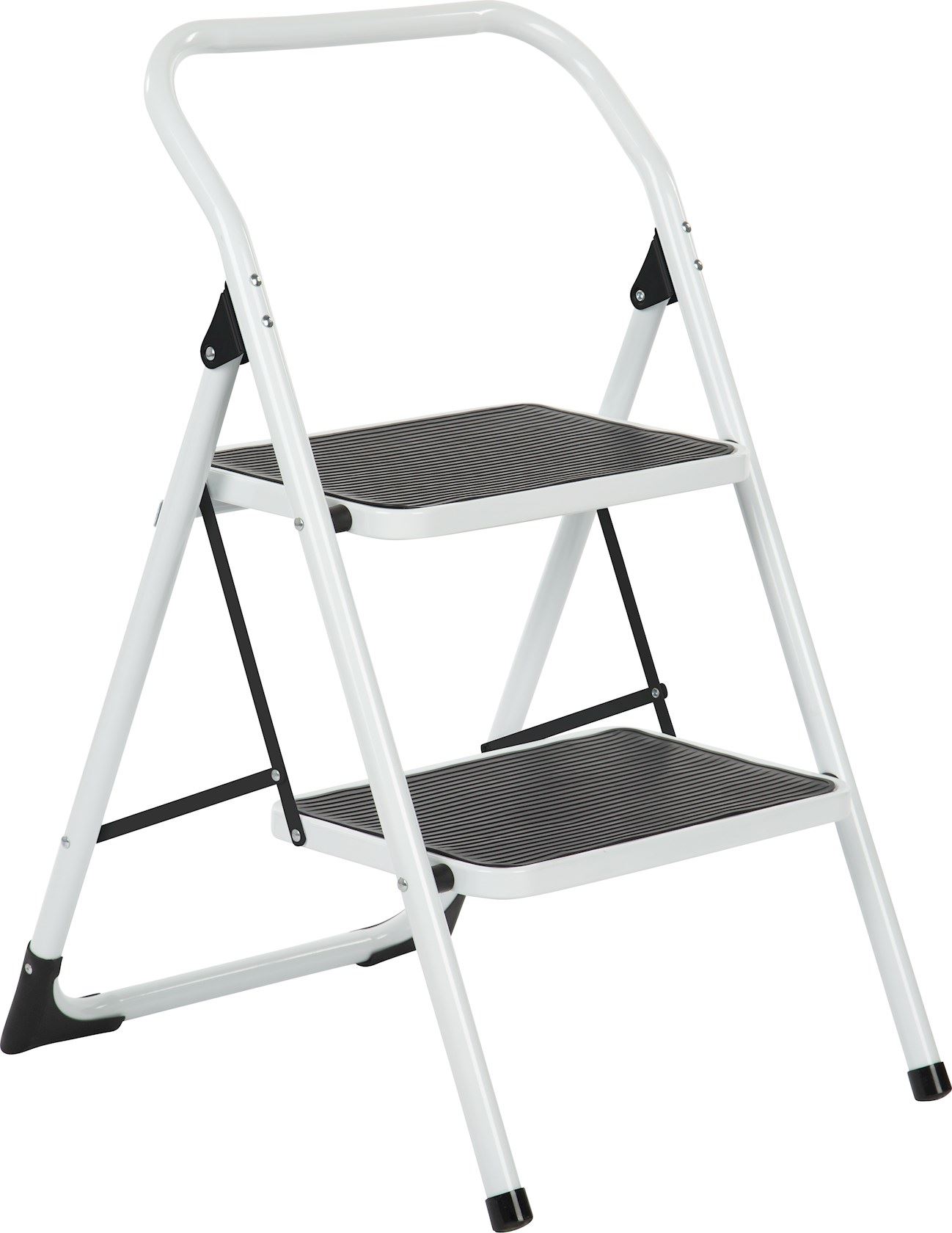 Escalo big step wit wit - Keukentrap met brede treden - 2 treden