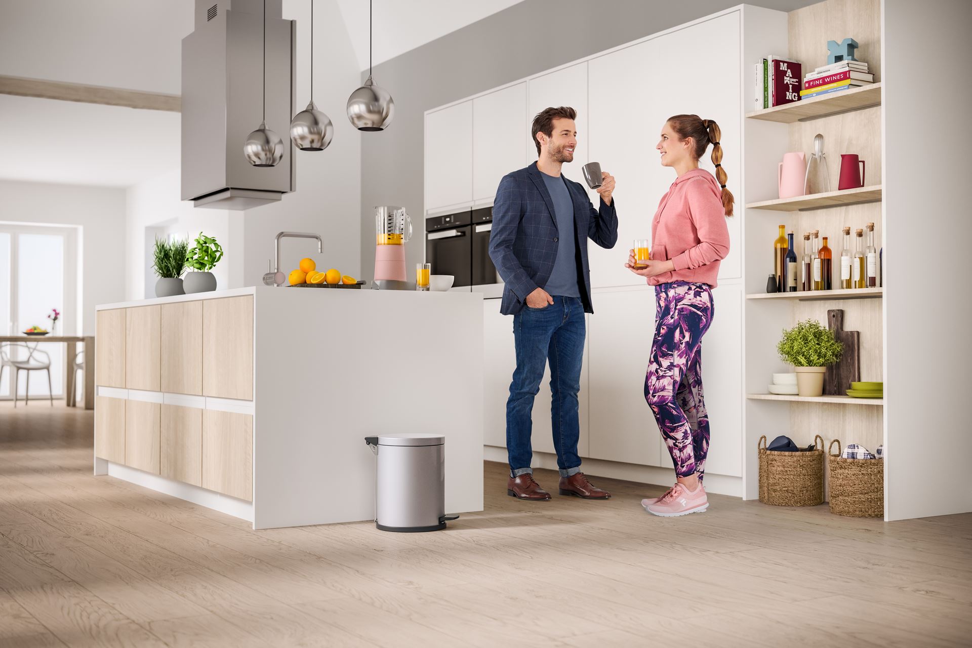 Pedaalemmer-solid-m-zilver-plastic-12l