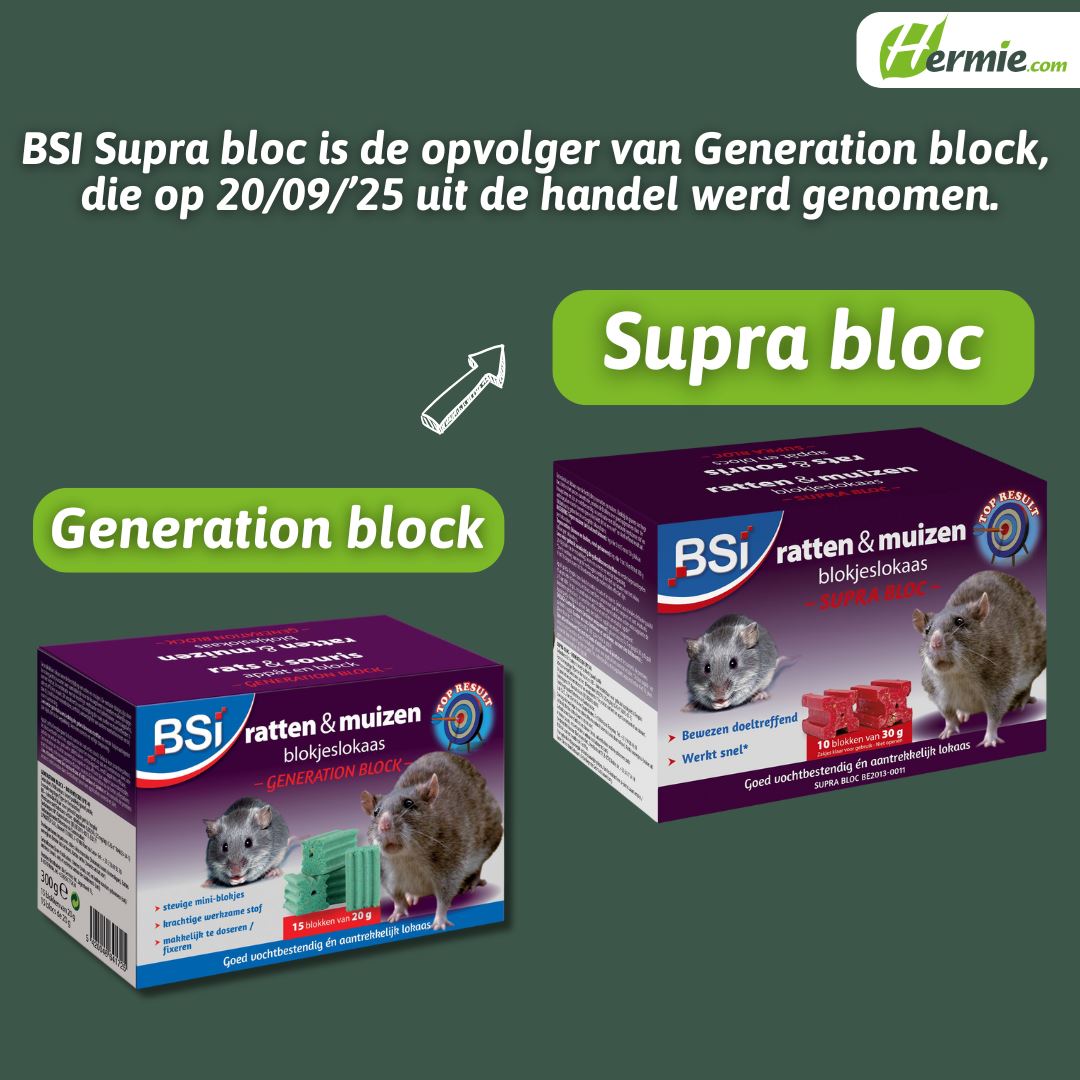 BSI-Supra-Block-300gr-10x30g-Tegen-ratten-en-muizen