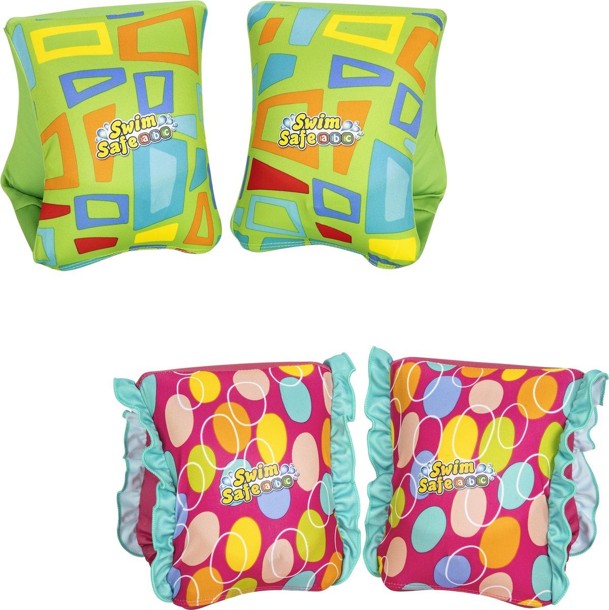 Bestway Swim Safe ABC AquaStar – Stoffen Zwemarmbanden S/M - Opblaasbaar