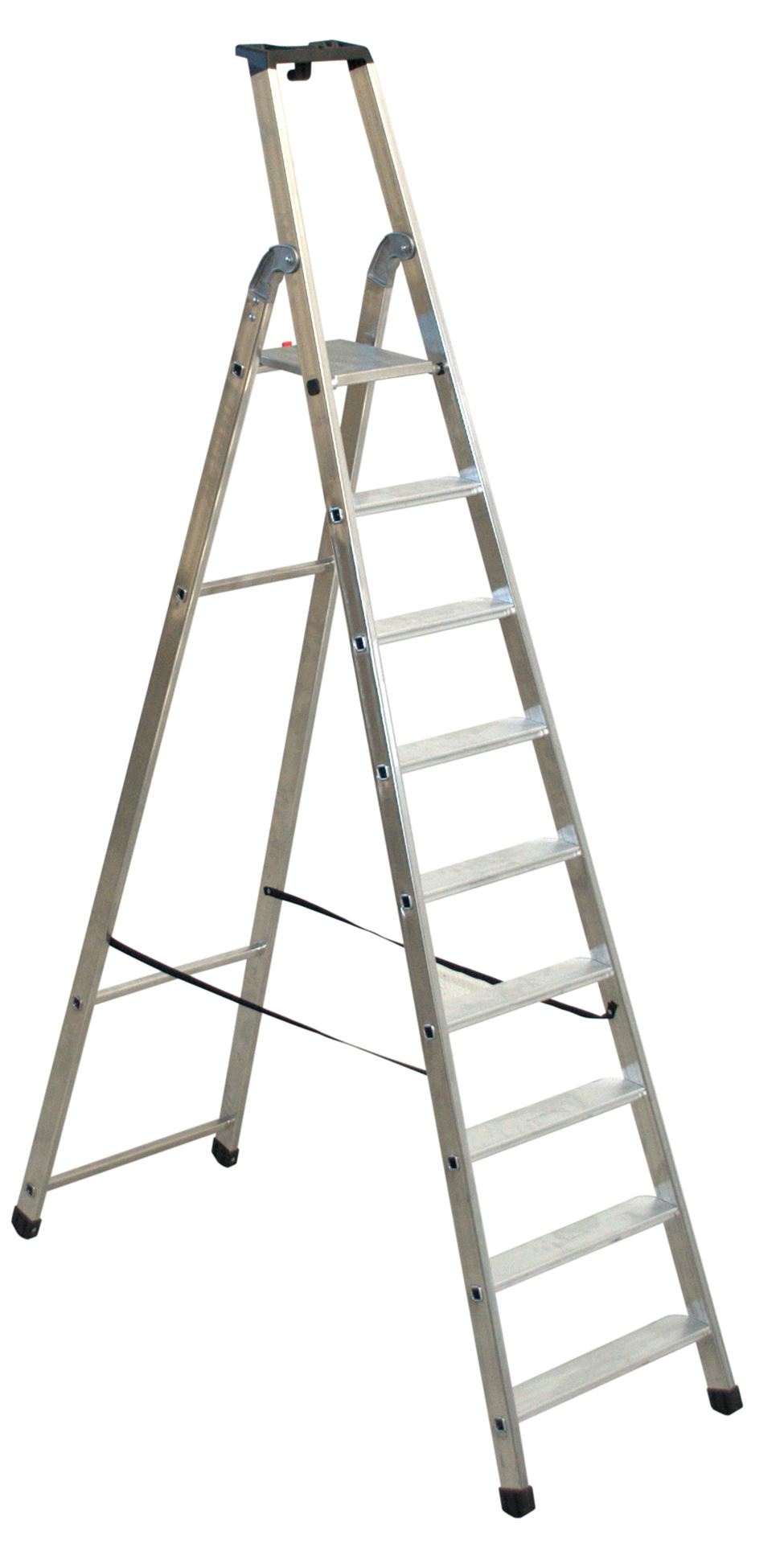 Escalo quadra aluminium - Industriële aluminium trapladder - 9 treden