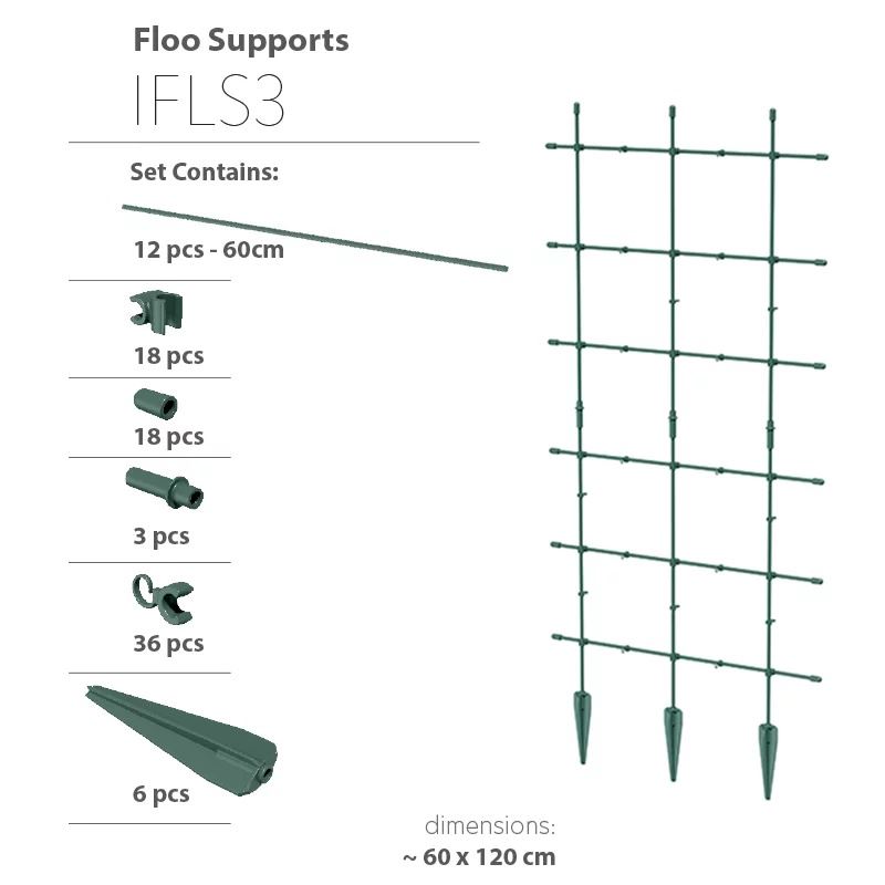 Plant-support-IFLS3-Floo-Supports-forest-green