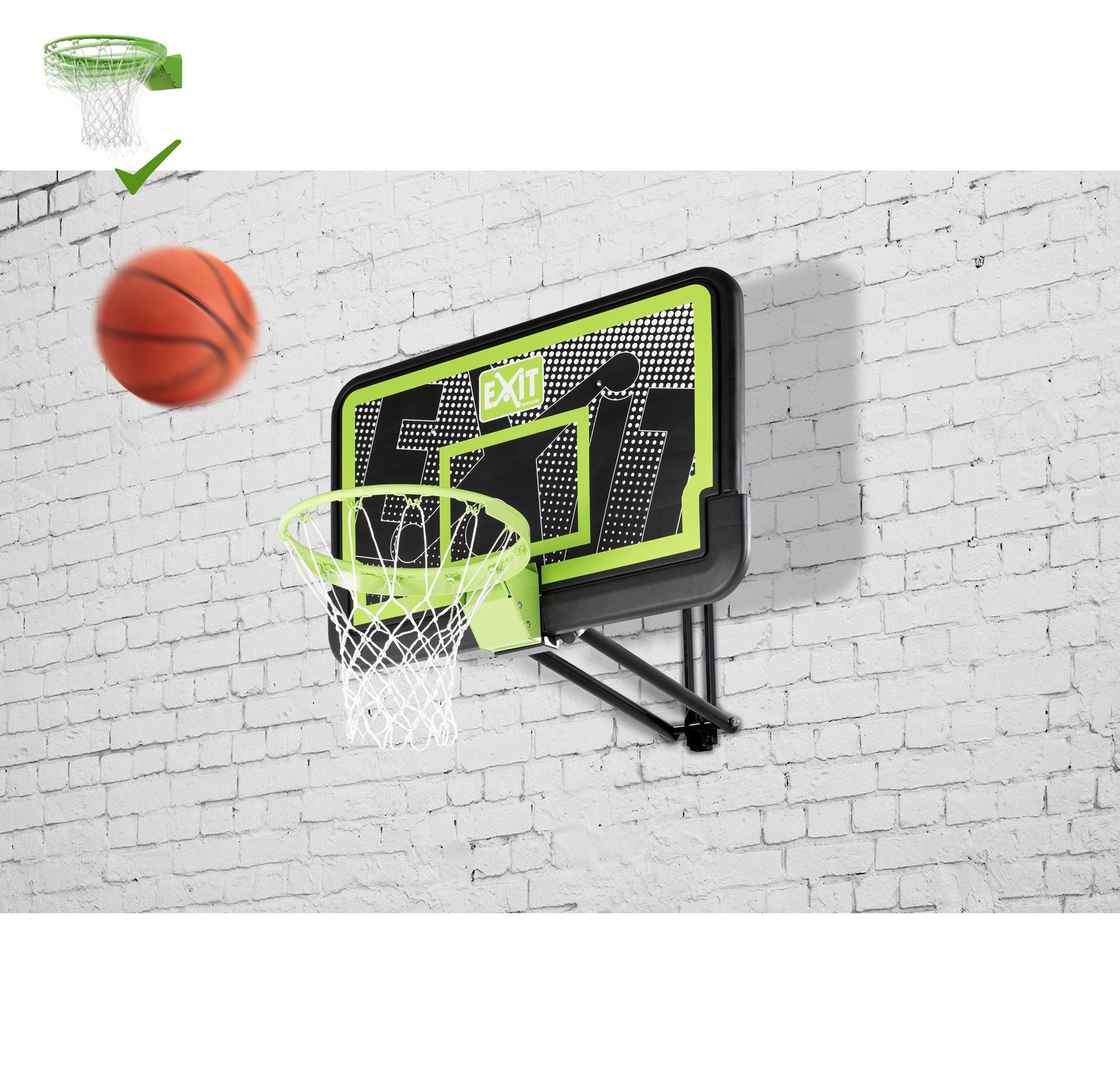 EXIT-Galaxy-basketbalbord-voor-muurmontage-met-dunkring-black-edition