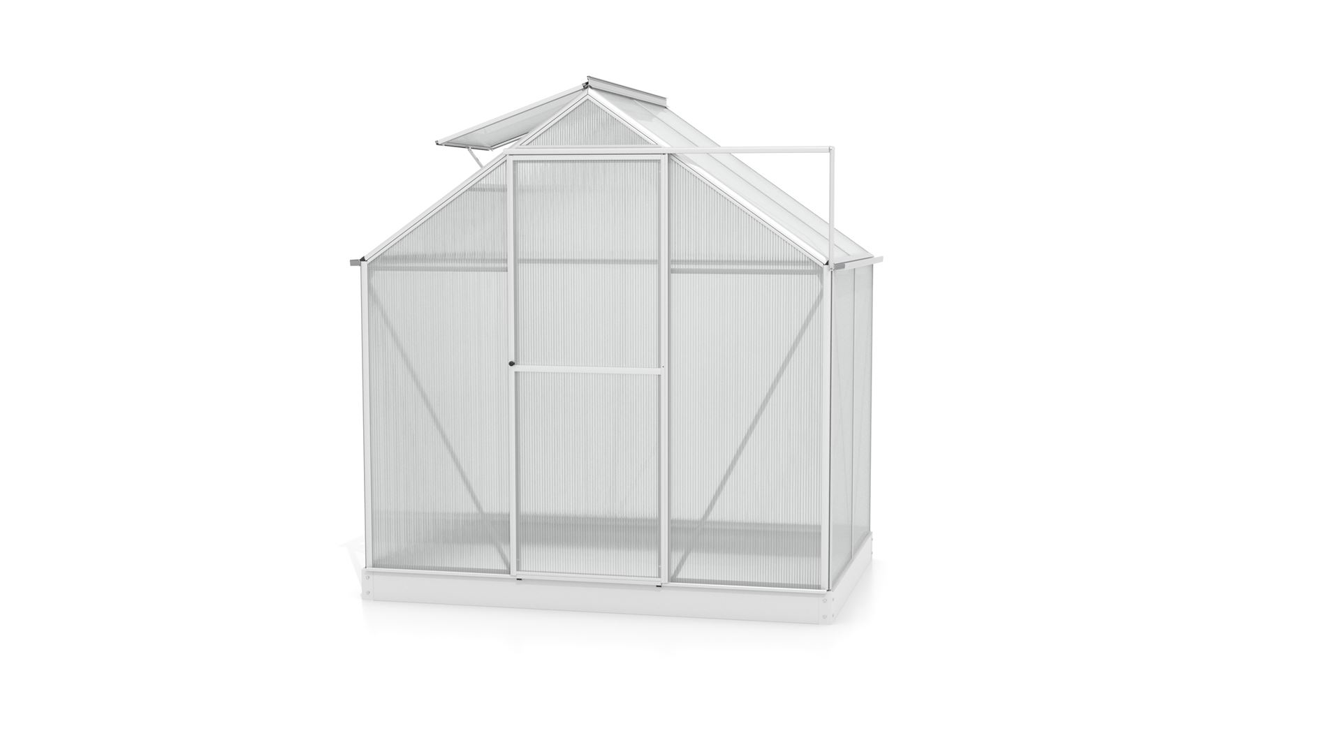 Triton-2500-HKP-4mm-Polycarbonaat-serre-Vrijstaand-B190-4-x-L128-9-x-H207-cm