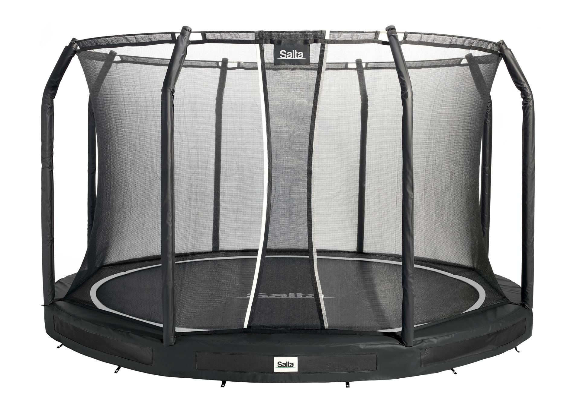 Salta Premium Ground trampoline - Ø366cm - Rond zwart