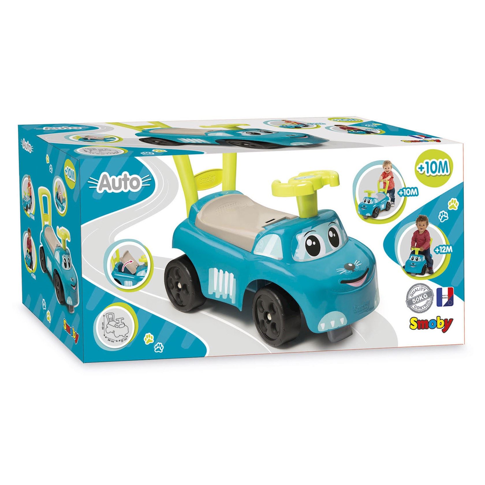 Smoby-Kids-ride-on-loopauto-blauw