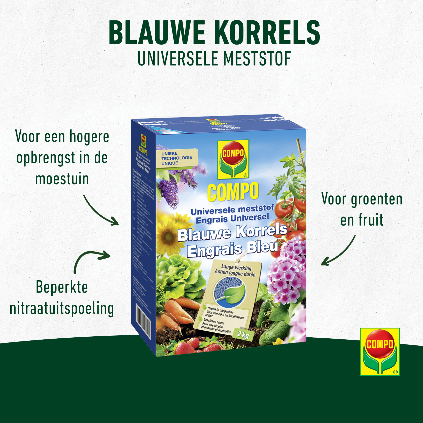 Compo universal fertilizer blue novatec - 2kg