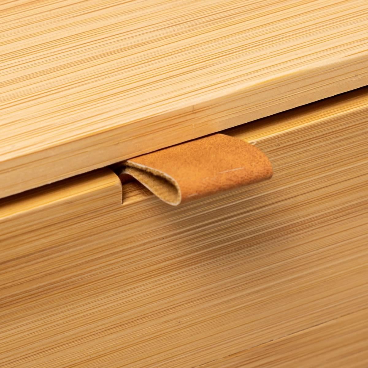 Tidy-Smart-opbergbox-met-2-lades-in-bamboe