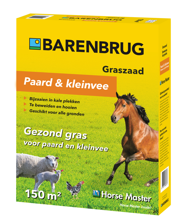 Barenbrug Horse Master - Graines d'herbe pour pâturages pour chevaux et petits bovins 1,5kg