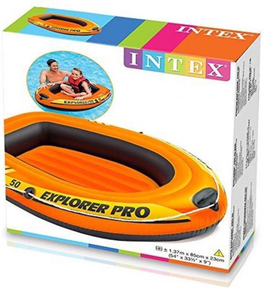 Intex opblaasboot 'Explorer Pro 200' - 2 personen - excl. accessoires