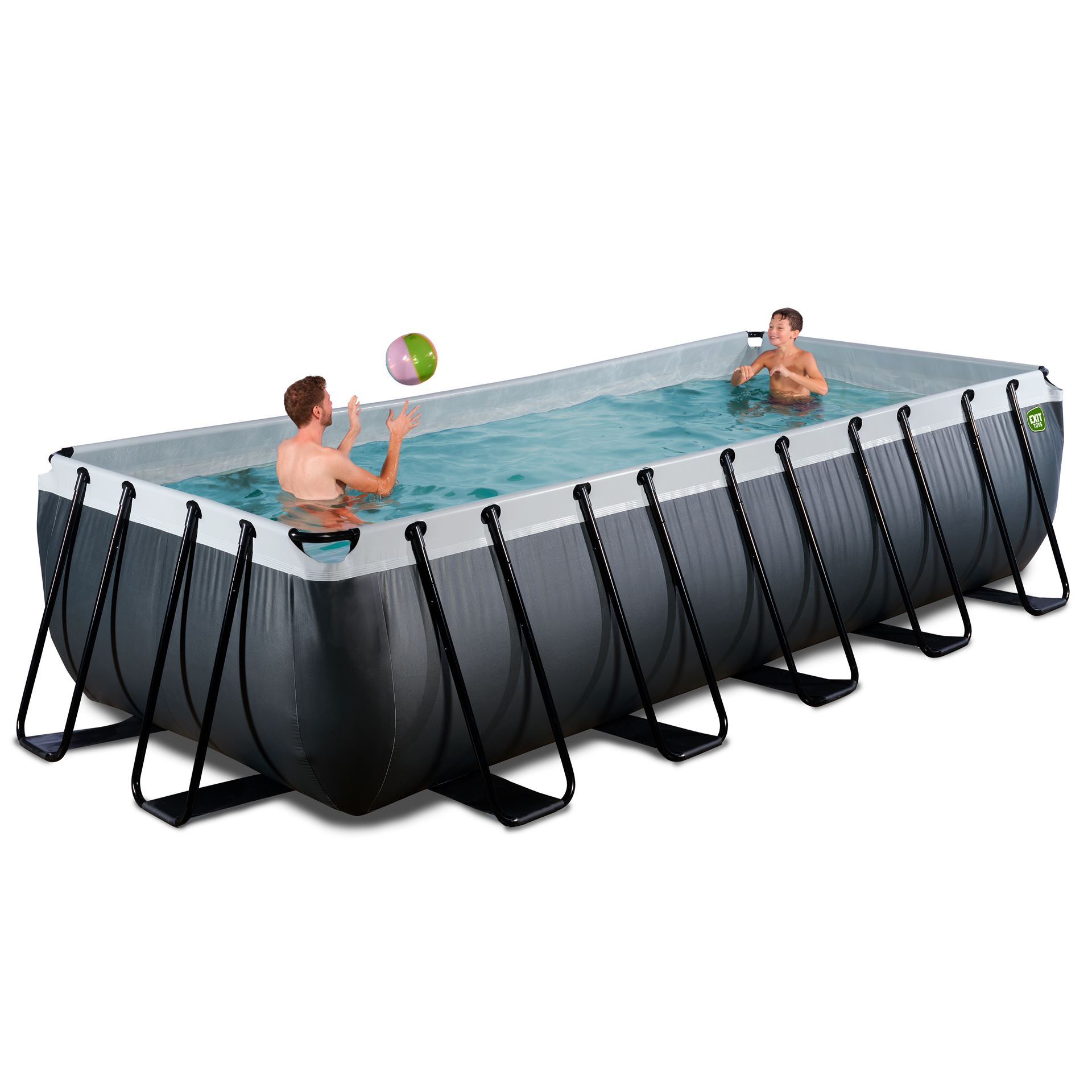 EXIT-Black-Leather-zwembad-540x250x122cm-met-filterpomp-zwart