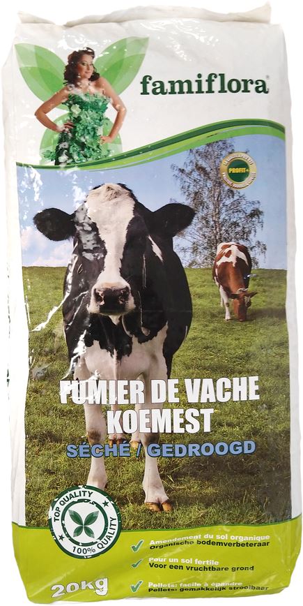 Famiflora gedroogde koemest 20 kg