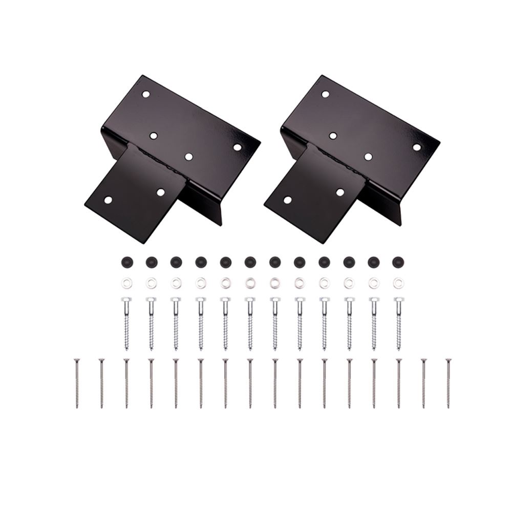 Kit pergola Platinum - Support de connexion noir