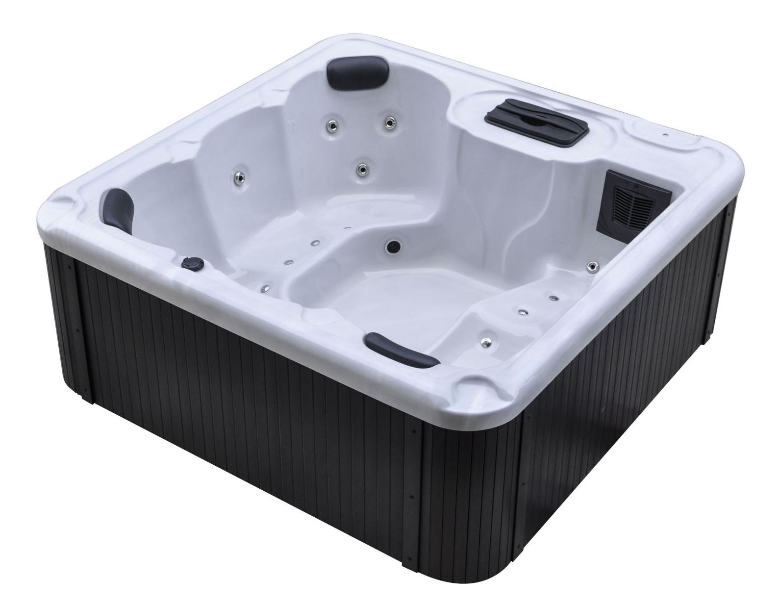Bestway Acryl vaste Hydrojet spa - 5 personen - 12 jets &  14 luchtstralen - 200x200x78cm