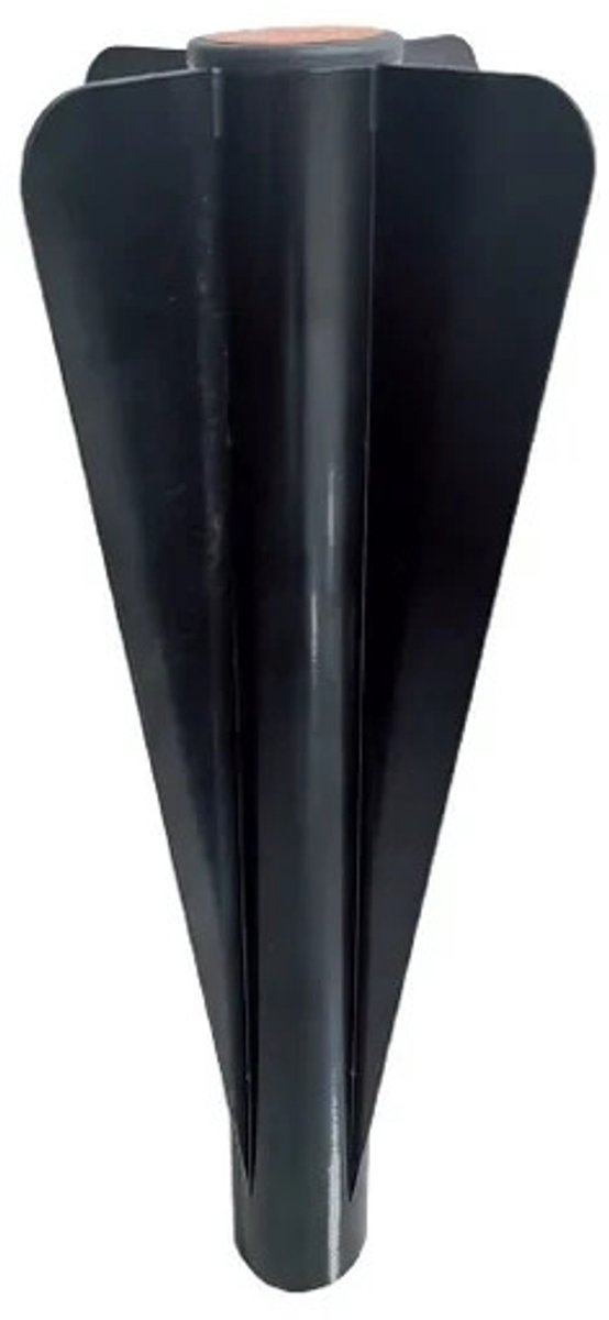 Fairybell Mât de drapeau divisible - 600 cm - Noir - Aluminium - Convient pour les lumières de Noël Fairybell