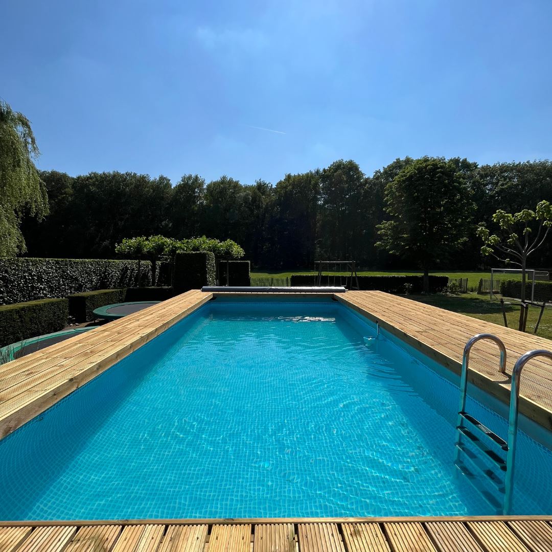 Simpool 4 - houten zwembadomkadering startpakket - L550 x B350 x H135 cm Simpool-4-startpakket-houten-omkadering-LxBxH-550x350x135cm