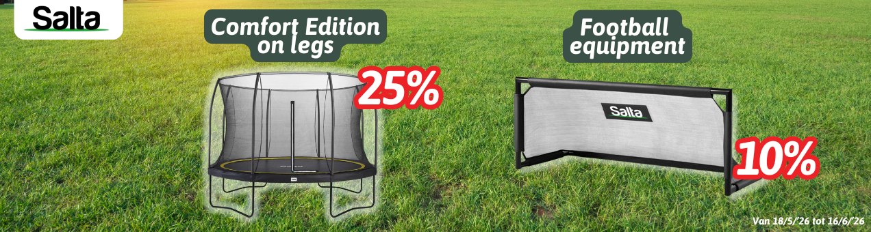 discount on salta trampolines and football equipment