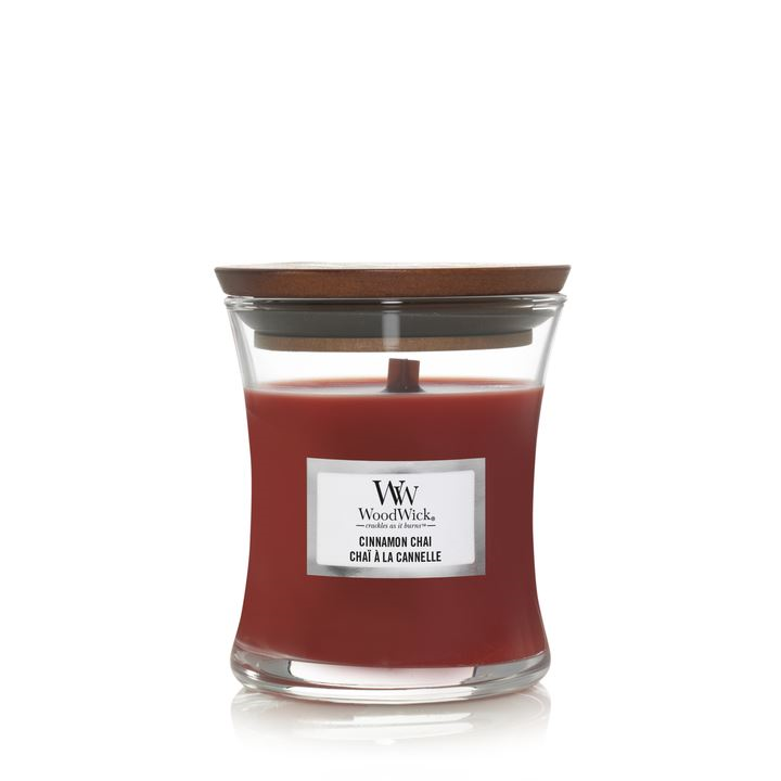 WoodWick scented candle - Mini - Cinnamon Chai