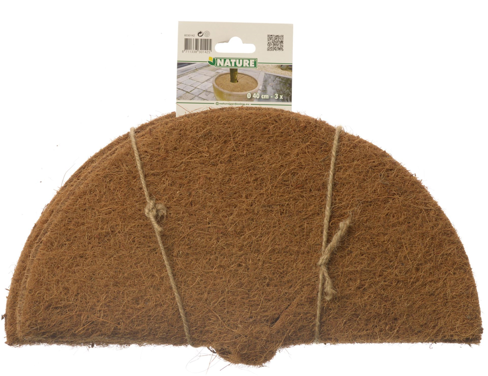 Nature Coconut disk Ø40cm 750g/m² - set of 3 pieces