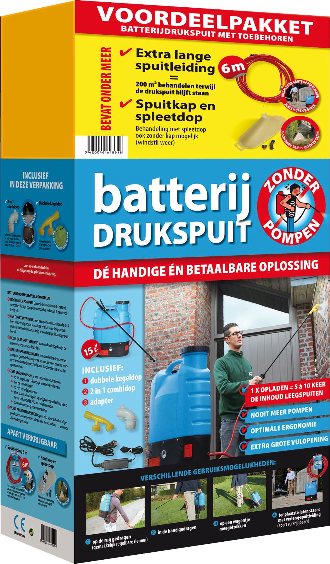 Accu-drukspuit-15L-op-batterij-Voordeelpakket-batterijdrukspuit-spleetdop-spuitkap-koppelstuk-en-spu