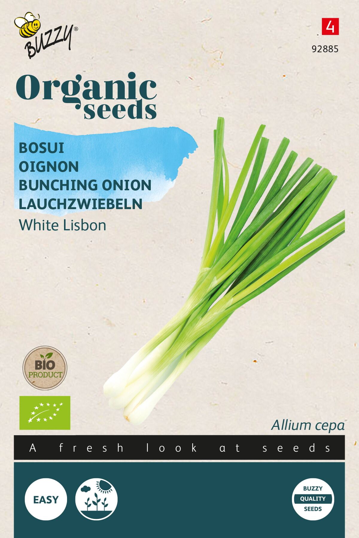 Organic onions White Lisbon