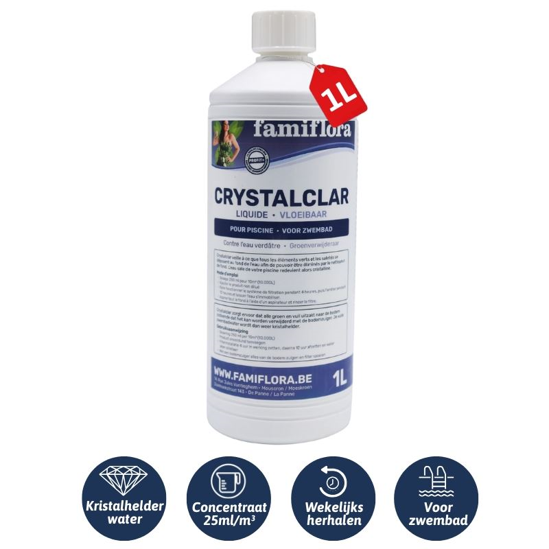 Famiflora Crystalclar liquid 1L - green remover