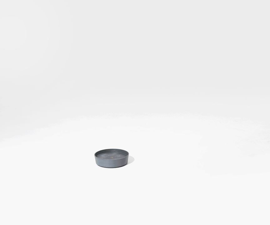 Ecopots-onderschotel-rond-met-wielen-white-grey-30-cm-H8-cm