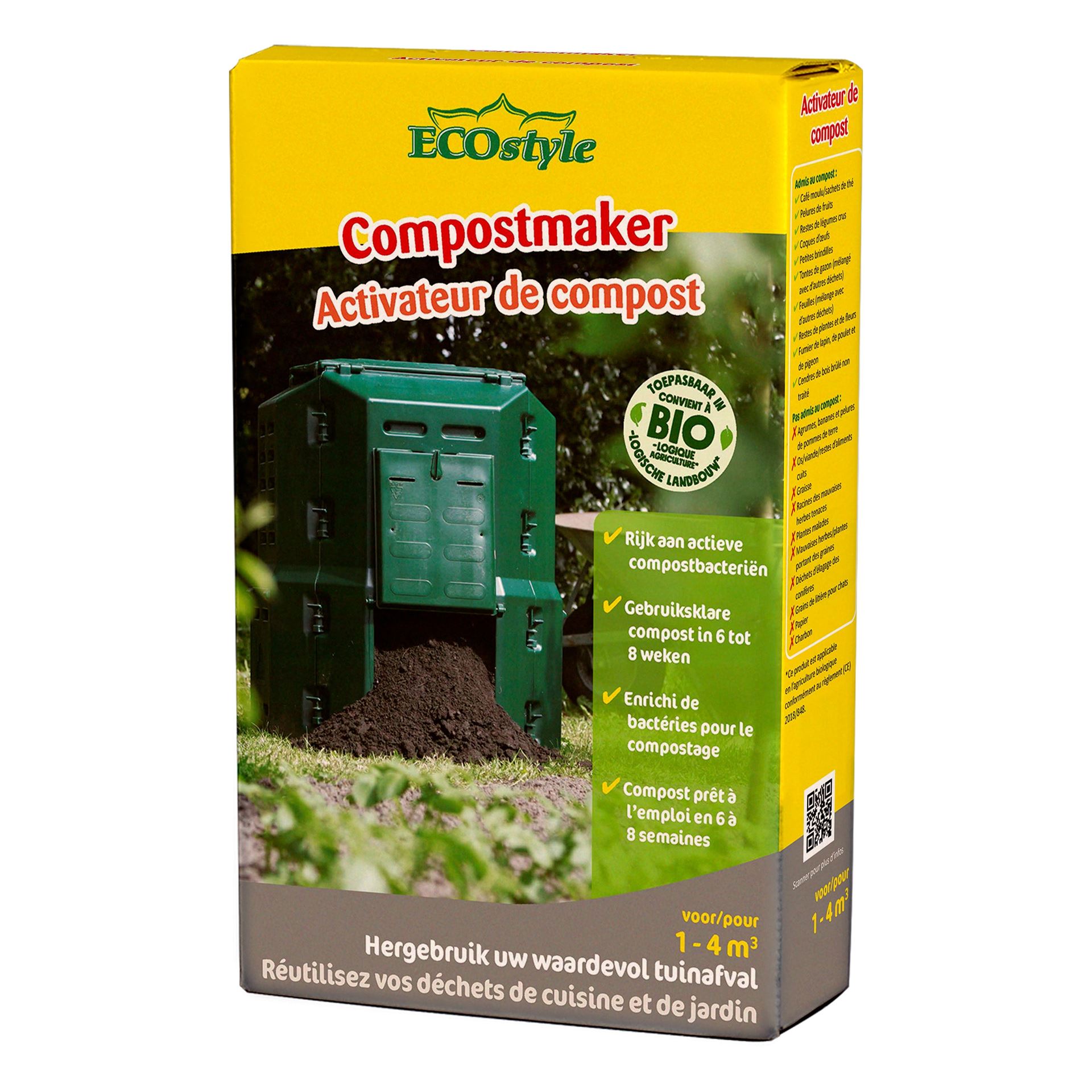 Ecostyle Compostmaker 800g - Pour environ 1-4m³
