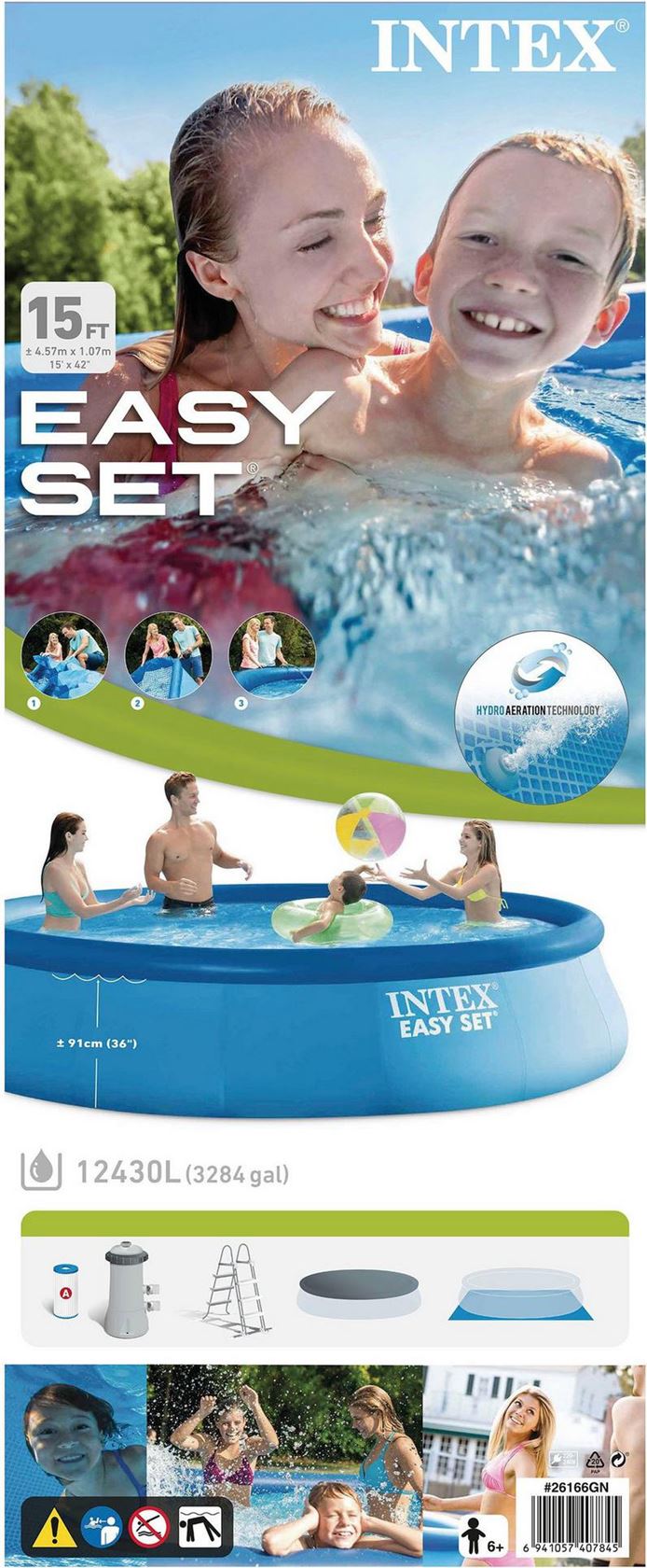 Easy-set-zwembad-457X107cm-Inclusief-filterpomp