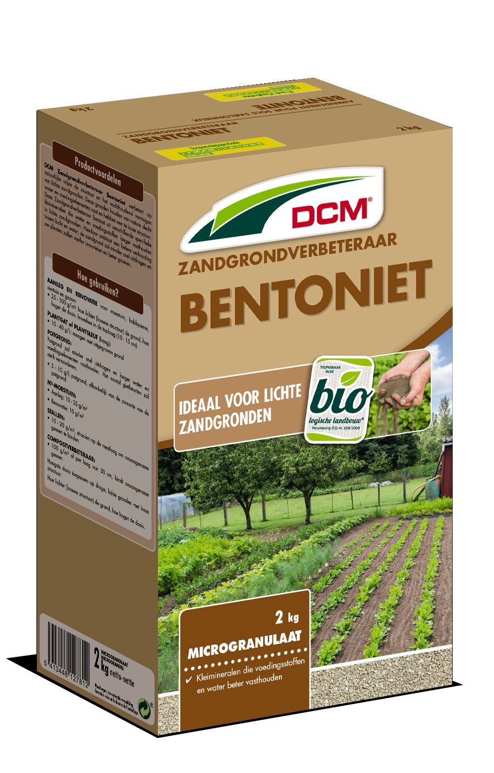 DCM Zandgrondverbeteraar Bentoniet – 2kg – Bio