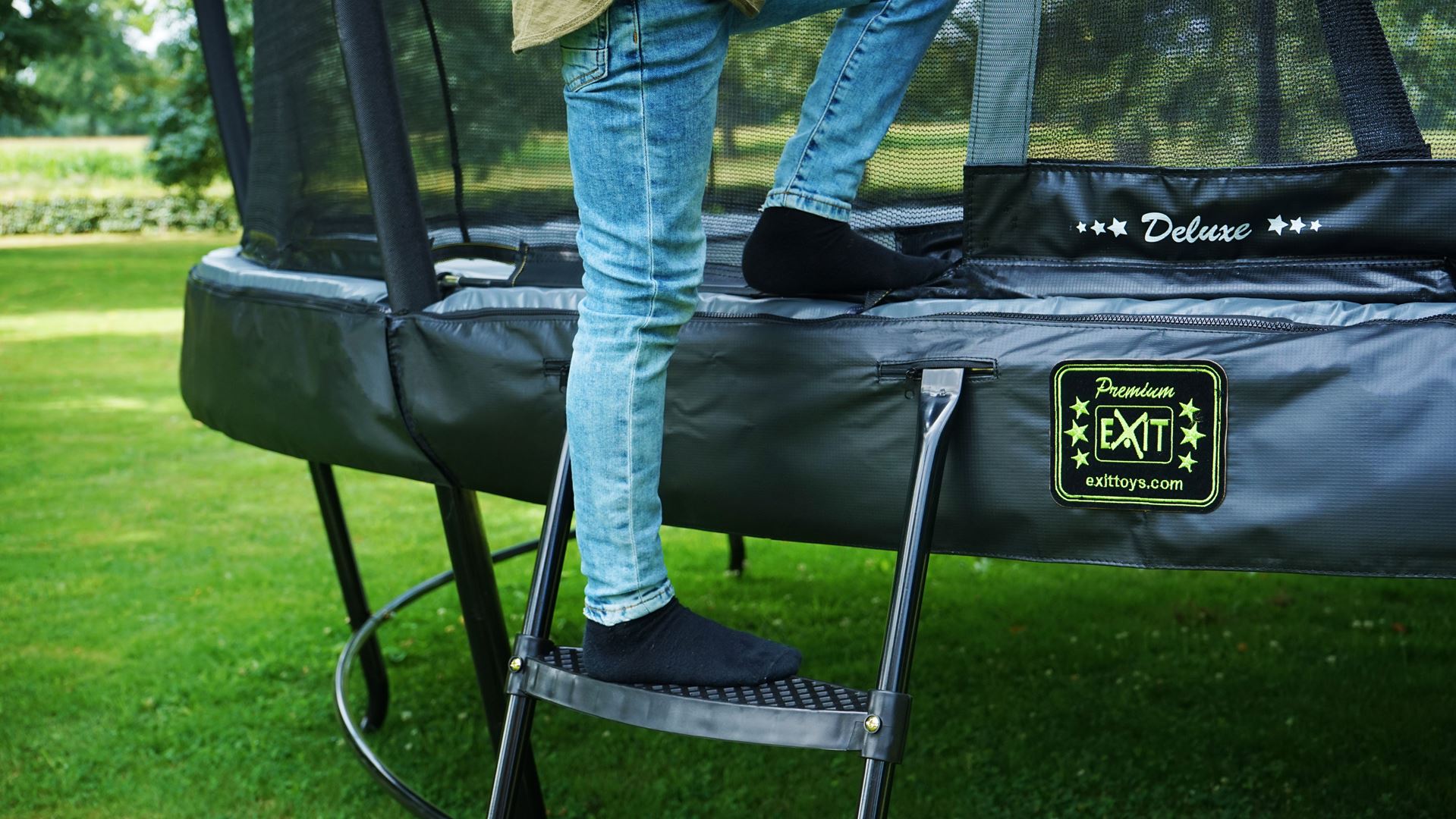 EXIT-trampoline-ladder-voor-framehoogte-van-80-95-cm