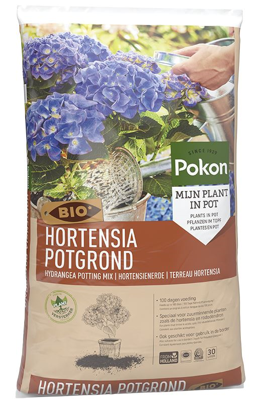 Pokon potgrond voor hortensia & zuurminnende planten - 30L
