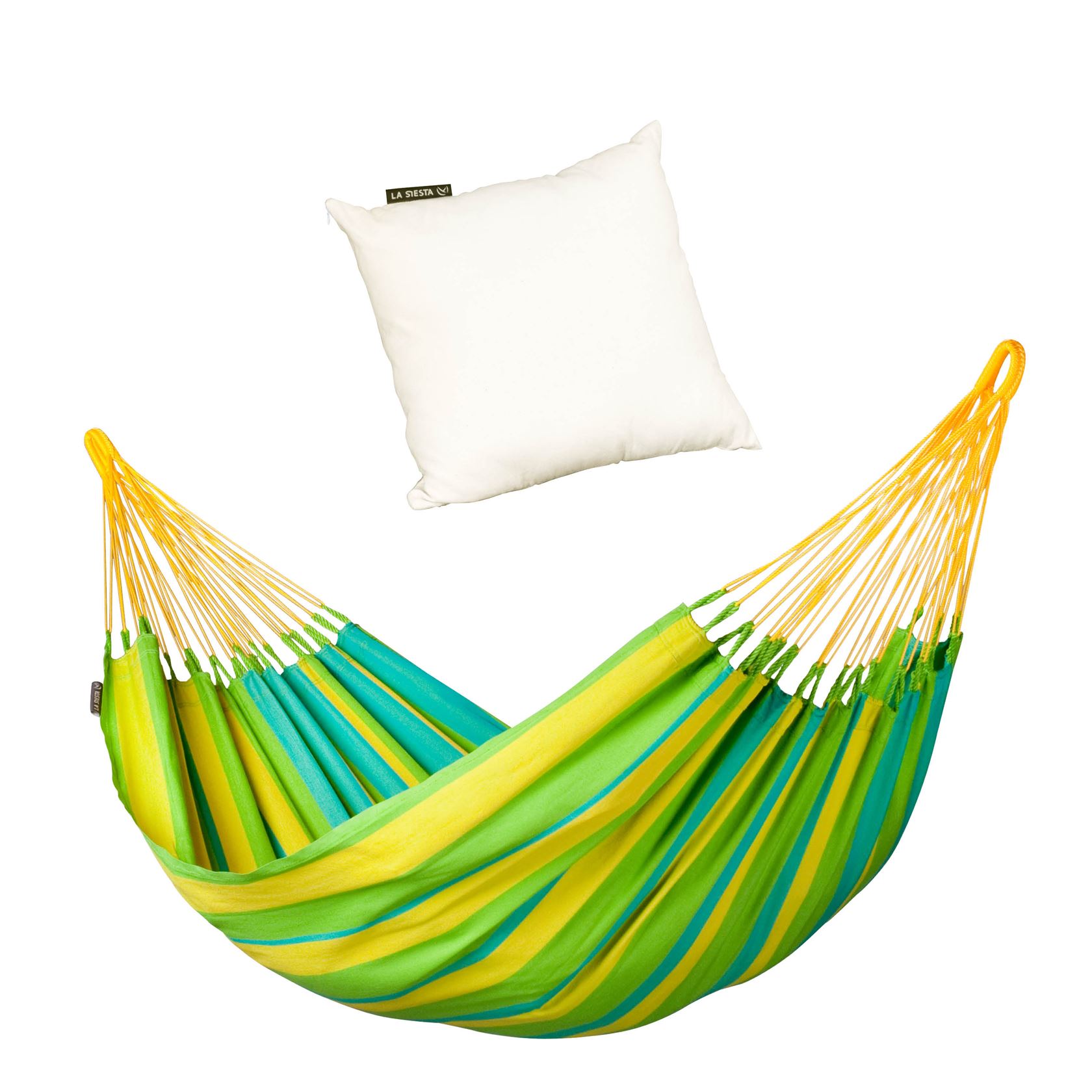 Eenpersoons-hangmat-Sonrisa-lime-outdoor