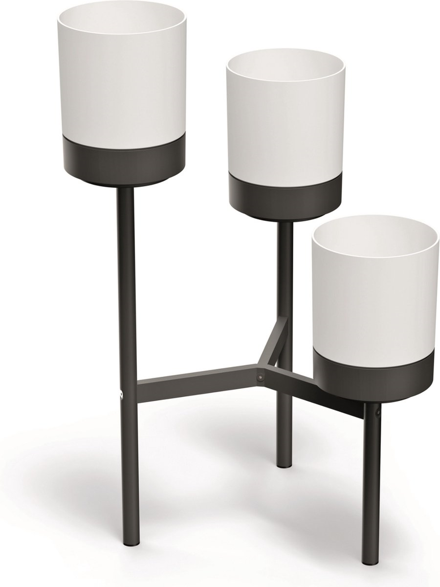 Prosperplast Bloomie Stand Support pour plantes - Blanc - 3 pots - 80.5 cm