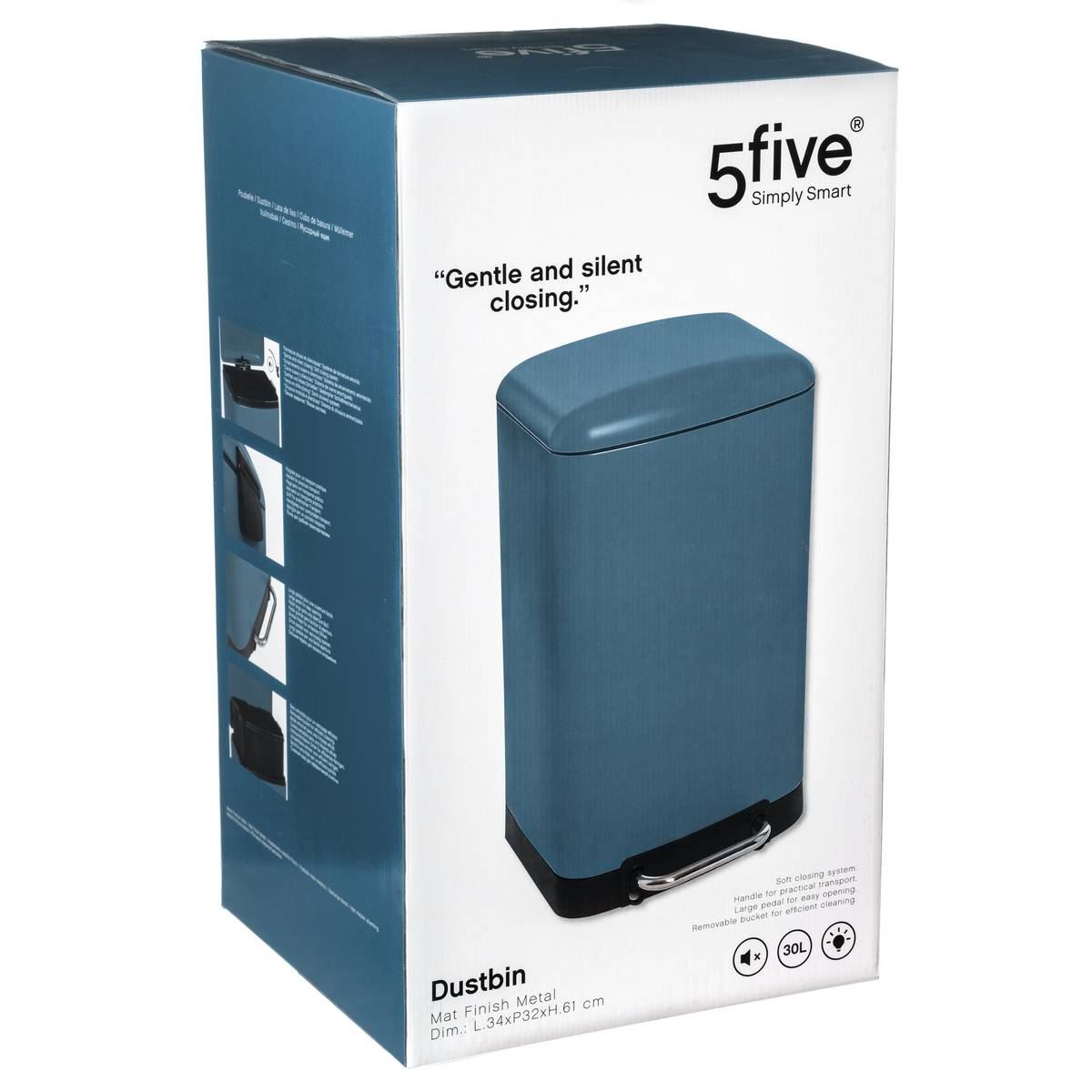 Pedaalemmer-Ariane-30L-metaal-blauw