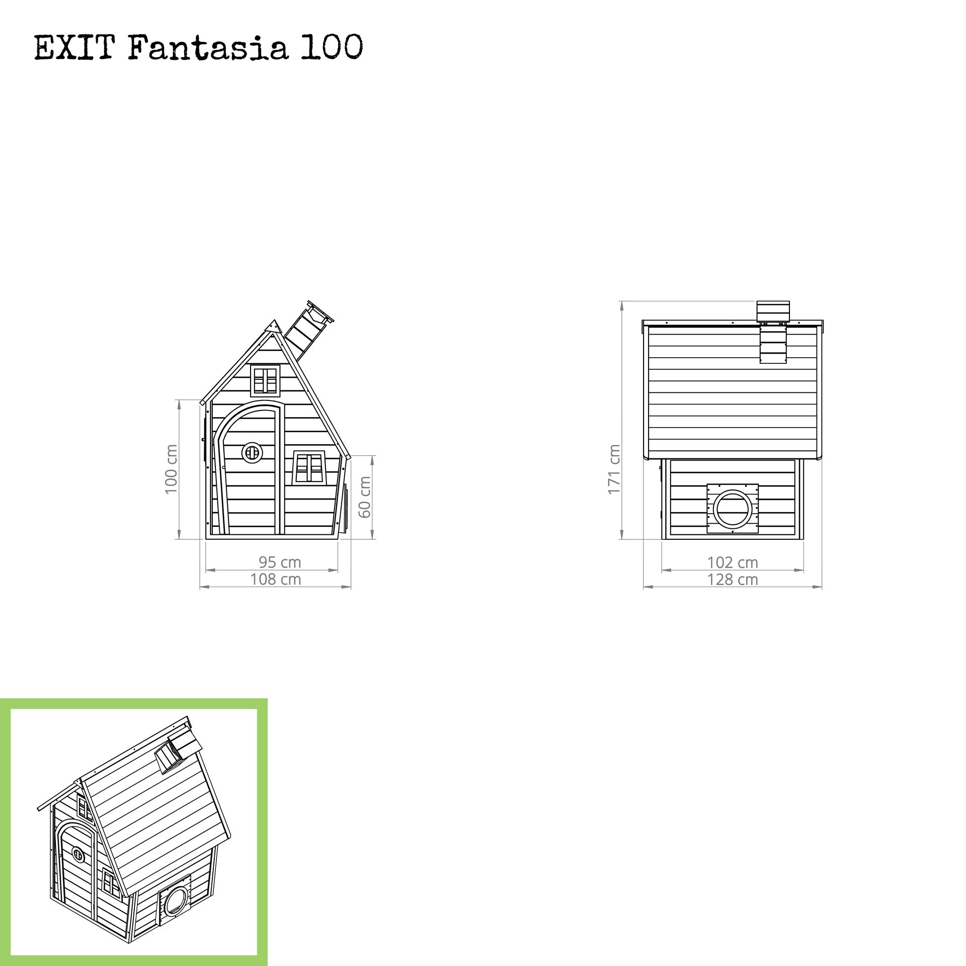 EXIT-Fantasia-100-houten-speelhuis-groen