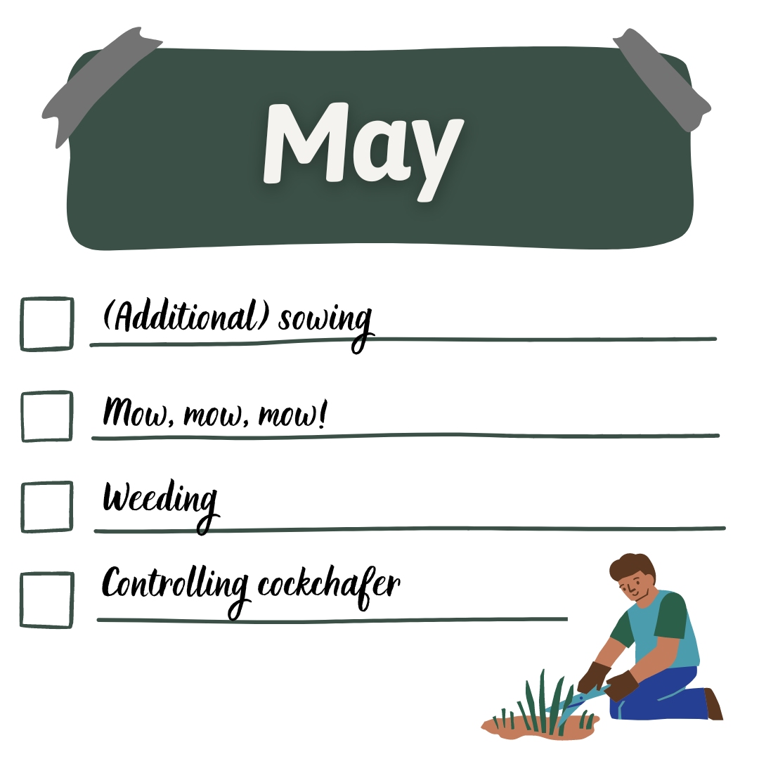 lawn calendar may