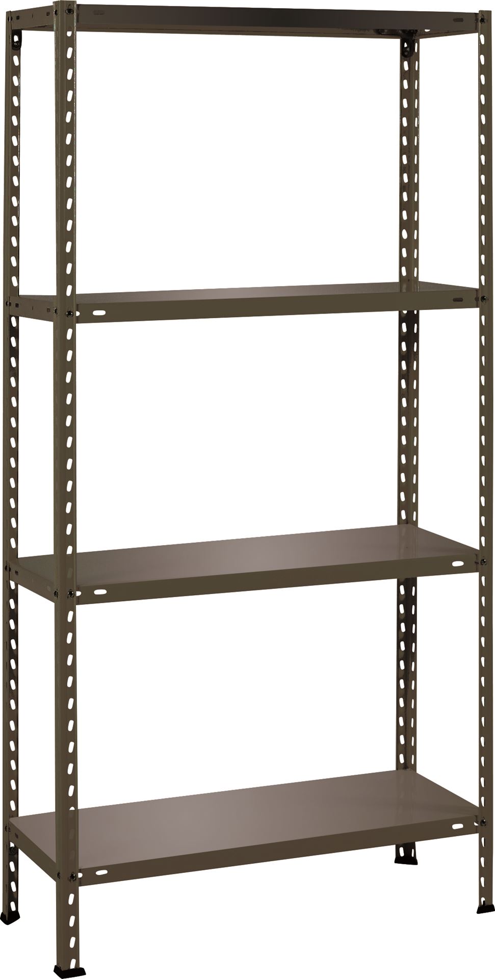 Metalen-opbergrek-150x75x30-4-legborden-zwart